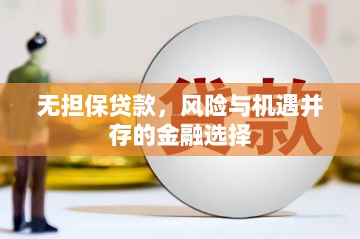 泗阳无担保贷款，风险与机遇并存的金融选择