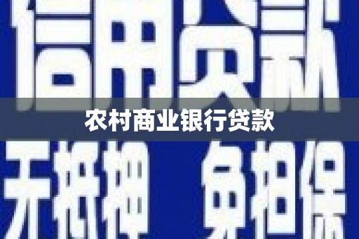 泗阳农村商业银行贷款