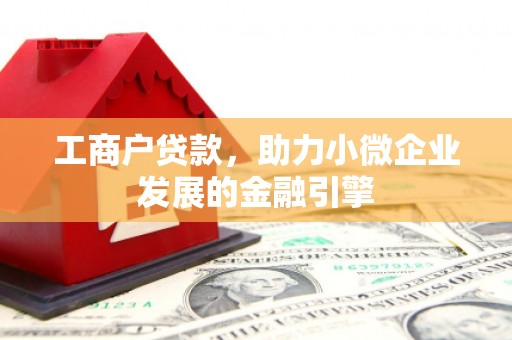 泗阳工商户贷款，助力小微企业发展的金融引擎