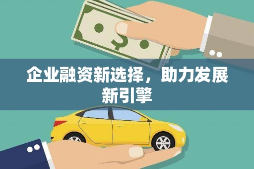 泗阳企业融资新选择，助力发展新引擎