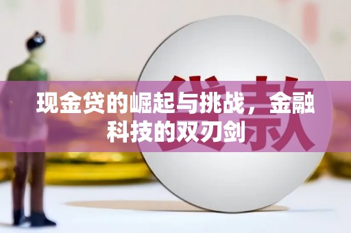 泗阳现金贷的崛起与挑战，金融科技的双刃剑