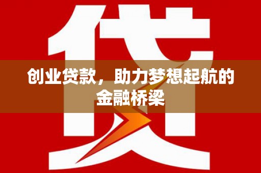 泗阳创业贷款，助力梦想起航的金融桥梁