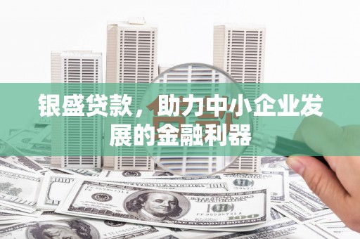 泗阳银盛贷款，助力中小企业发展的金融利器