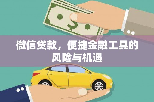 泗阳微信贷款，便捷金融工具的风险与机遇