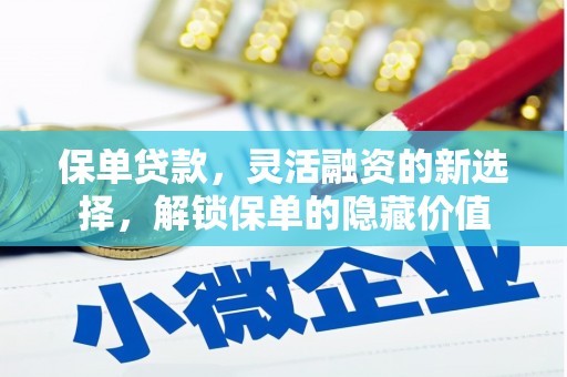 泗阳保单贷款，灵活融资的新选择，解锁保单的隐藏价值