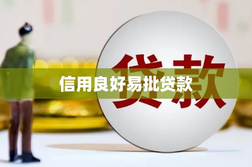 泗阳信用良好易批贷款
