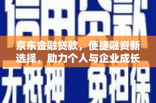 泗阳京东金融贷款，便捷融资新选择，助力个人与企业成长
