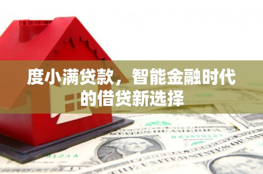 泗阳度小满贷款，智能金融时代的借贷新选择