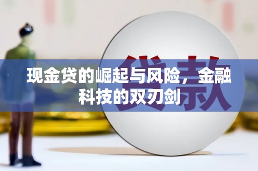 泗阳现金贷的崛起与风险，金融科技的双刃剑