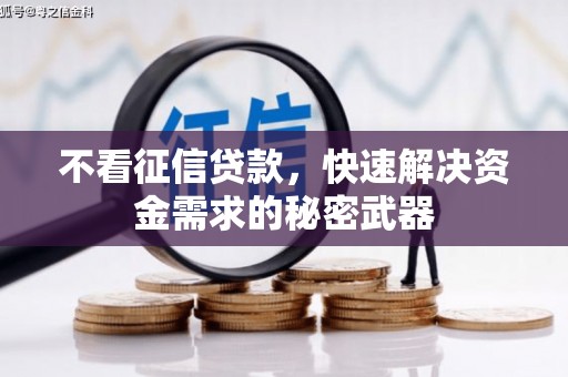泗阳不看征信贷款，快速解决资金需求的秘密武器