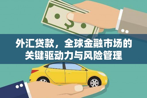 泗阳外汇贷款，全球金融市场的关键驱动力与风险管理