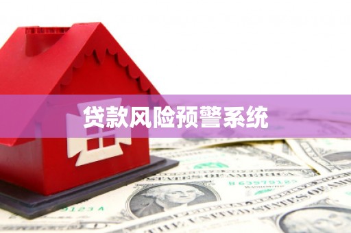 泗阳贷款风险预警系统