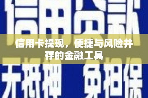 泗阳信用卡提现，便捷与风险并存的金融工具