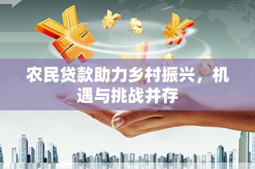 泗阳农民贷款助力乡村振兴，机遇与挑战并存