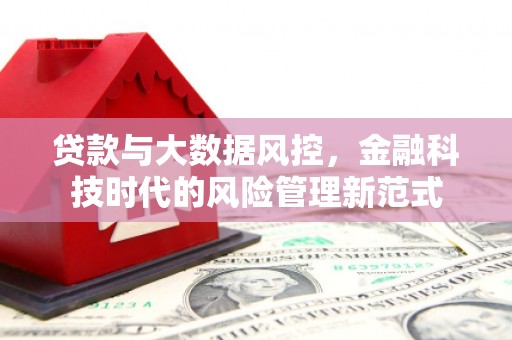 泗阳贷款与大数据风控，金融科技时代的风险管理新范式