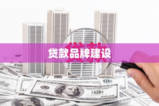 泗阳贷款品牌建设
