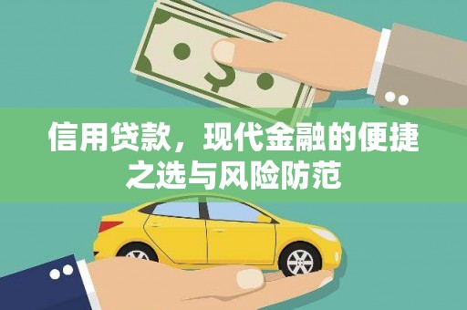泗阳信用贷款，现代金融的便捷之选与风险防范