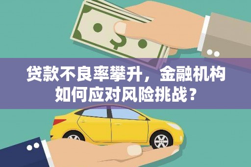 泗阳贷款不良率攀升，金融机构如何应对风险挑战？