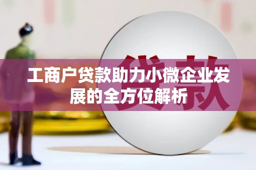 泗阳工商户贷款助力小微企业发展的全方位解析