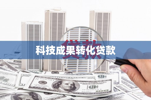 泗阳科技成果转化贷款