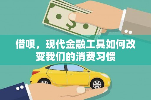 泗阳借呗，现代金融工具如何改变我们的消费习惯
