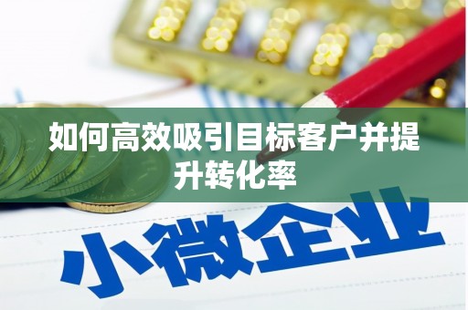 泗阳如何高效吸引目标客户并提升转化率
