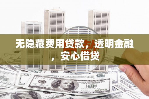 泗阳无隐藏费用贷款，透明金融，安心借贷
