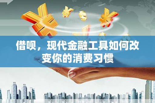 泗阳借呗，现代金融工具如何改变你的消费习惯