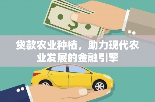 泗阳贷款农业种植，助力现代农业发展的金融引擎