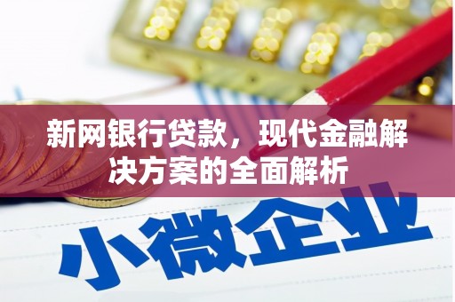 泗阳新网银行贷款，现代金融解决方案的全面解析