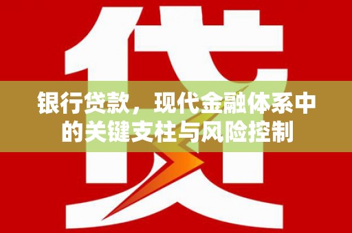 泗阳银行贷款，现代金融体系中的关键支柱与风险控制