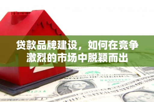 泗阳贷款品牌建设，如何在竞争激烈的市场中脱颖而出
