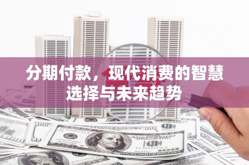 泗阳分期付款，现代消费的智慧选择与未来趋势