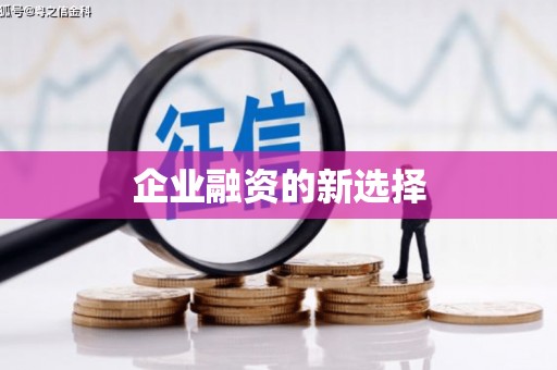 泗阳企业融资的新选择
