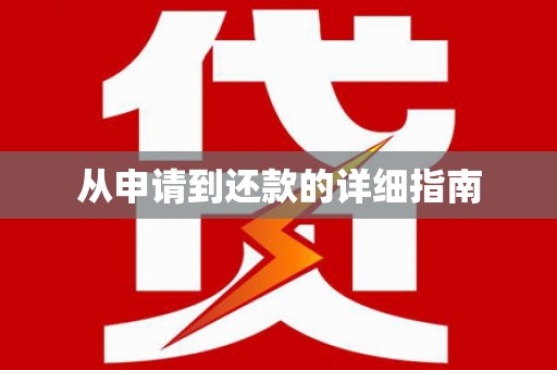 泗阳从申请到还款的详细指南