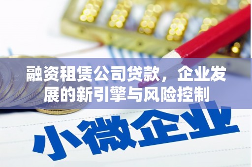 泗阳融资租赁公司贷款，企业发展的新引擎与风险控制