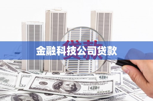 泗阳金融科技公司贷款