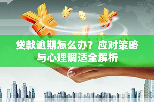 泗阳贷款逾期怎么办？应对策略与心理调适全解析