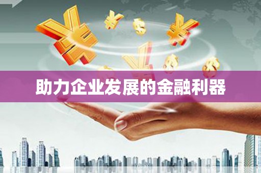 泗阳助力企业发展的金融利器