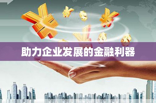 泗阳助力企业发展的金融利器