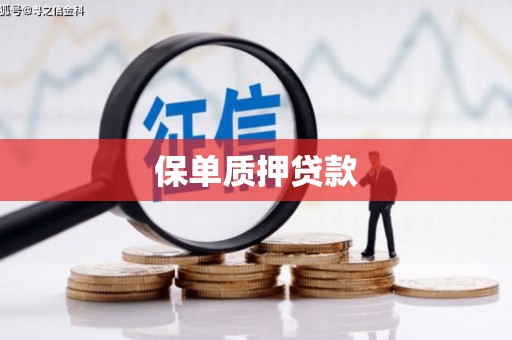 泗阳保单质押贷款