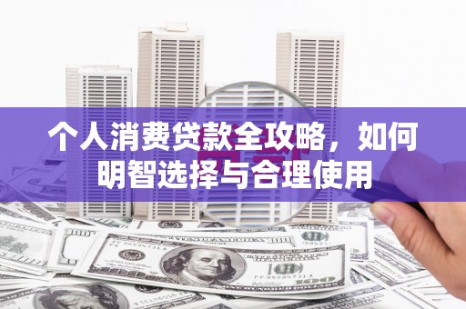 泗阳个人消费贷款全攻略，如何明智选择与合理使用