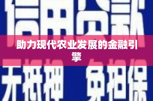 泗阳助力现代农业发展的金融引擎