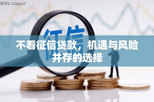 泗阳不看征信贷款，机遇与风险并存的选择