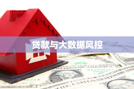 泗阳贷款与大数据风控
