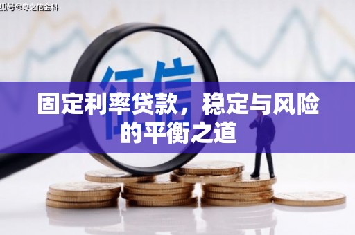 泗阳固定利率贷款，稳定与风险的平衡之道