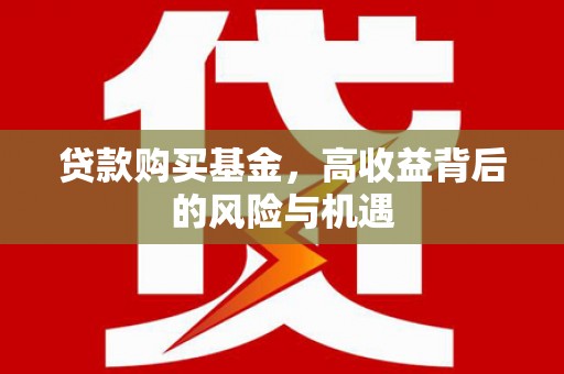 泗阳贷款购买基金，高收益背后的风险与机遇